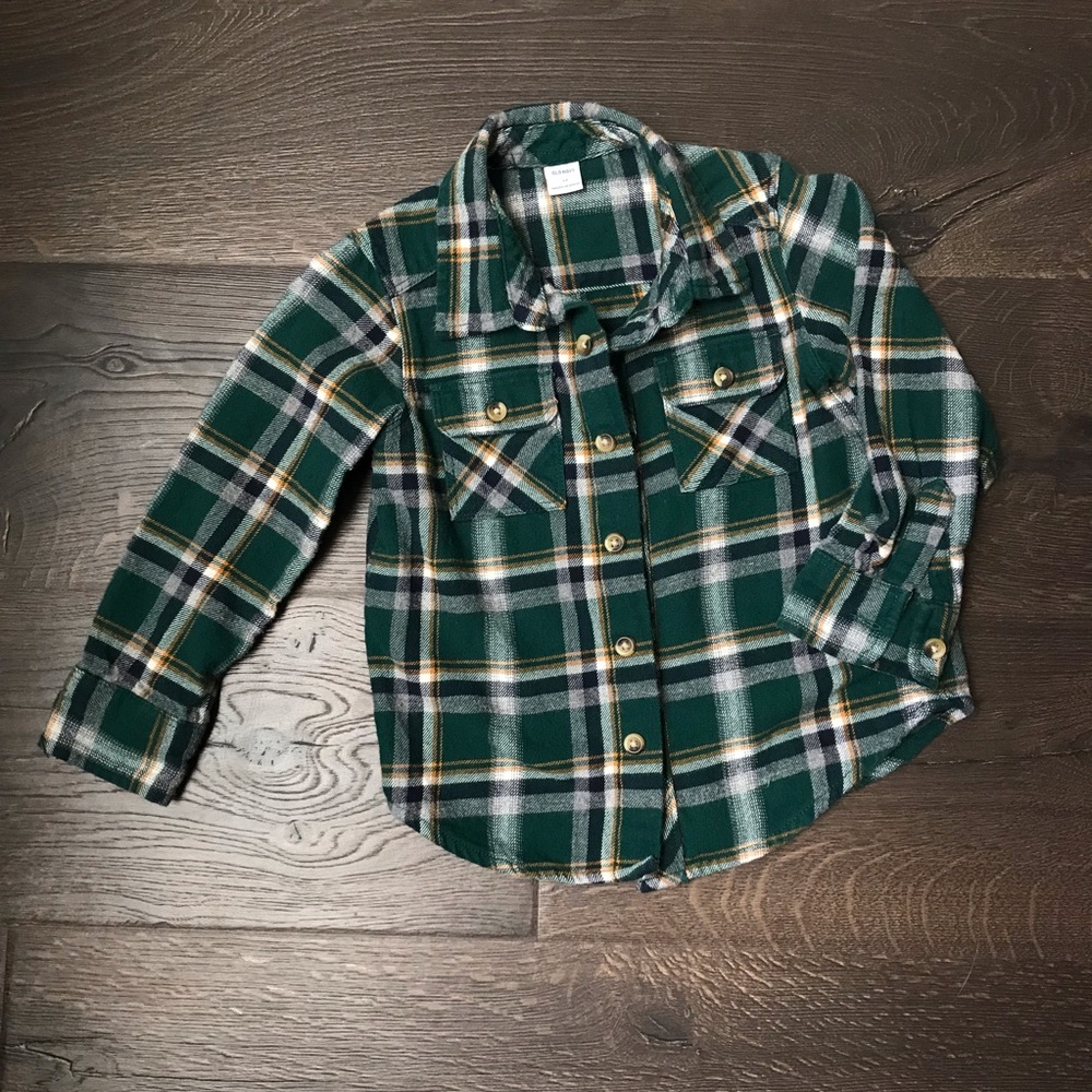 🚨CLOSET CLOSING 7/12 🚨 Old Navy Flannel Shirt 3T